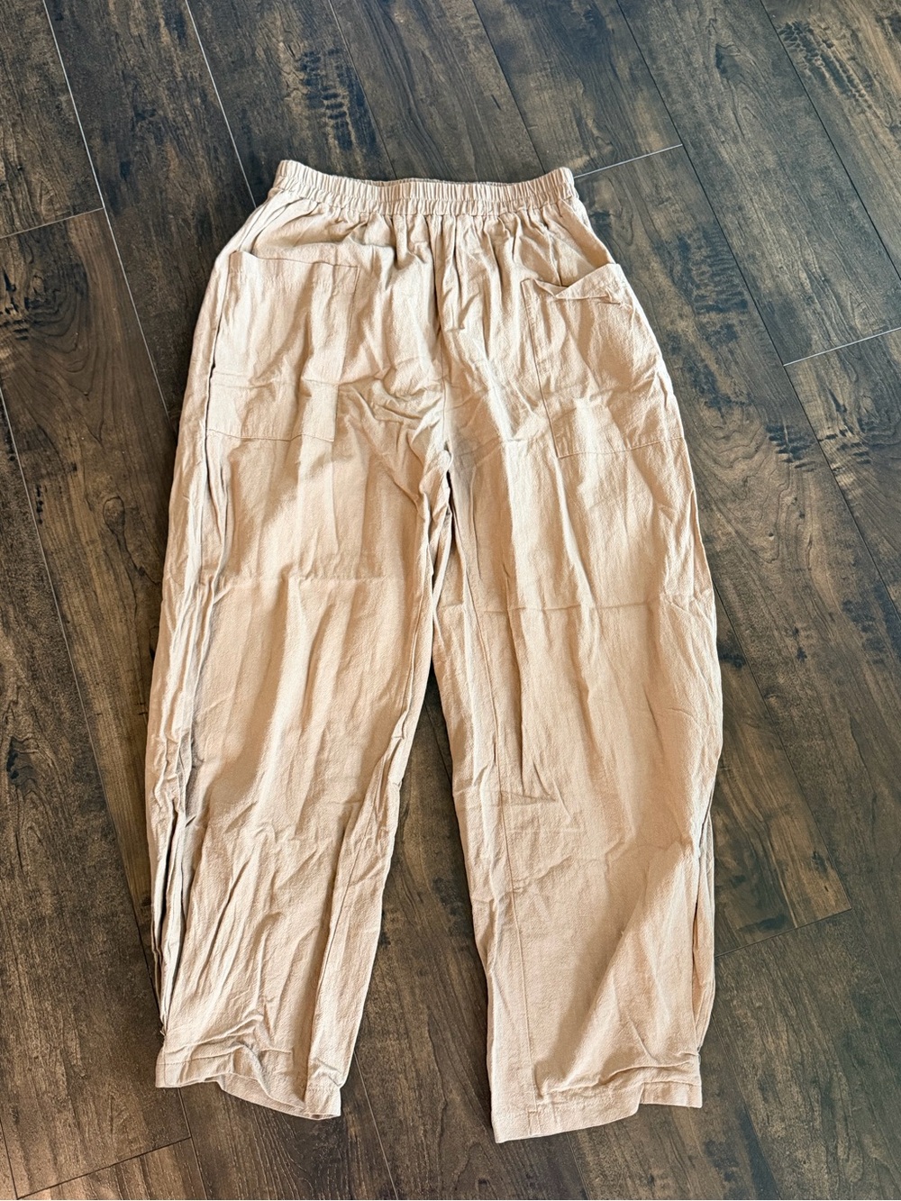 CUPSHE Lightweight Wide Leg Pull-On Pants